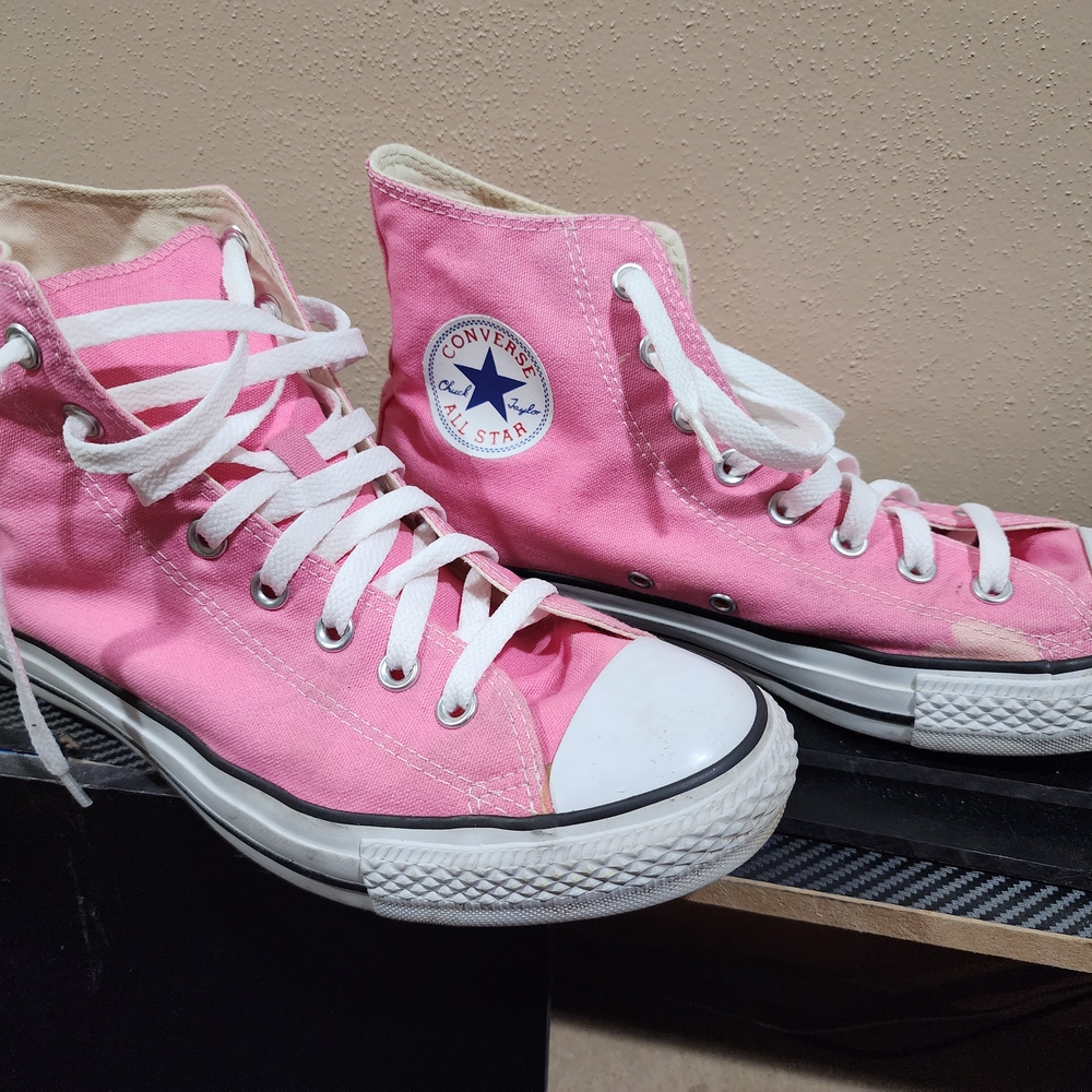 Pink High Top Converse 10.5